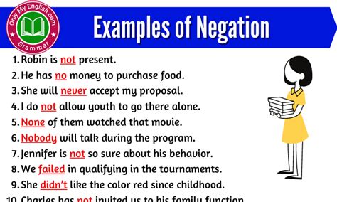 examples  negation  sentences onlymyenglishcom