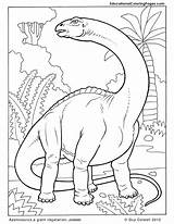 Coloring Dinosaur Pages Apatosaurus Dinosaurs Kids Book Printable Jurassic Colouring Color Colouringpages Au Animal Dino Books Kleurplaten Educationalcoloringpages Dieren Sheets sketch template