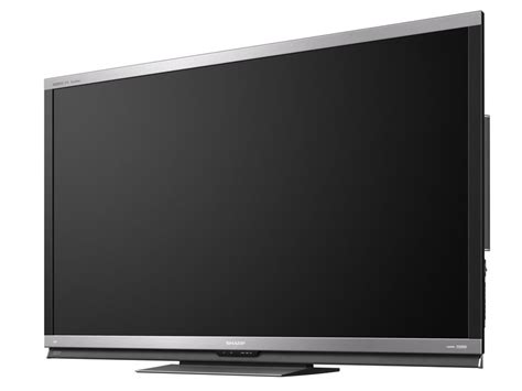 sharp shows 70 inch aquos quattron lcd 3d tv with “mega brightness