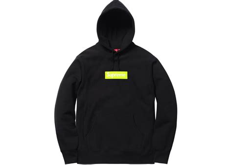 supreme box logo hoodie black stockx news