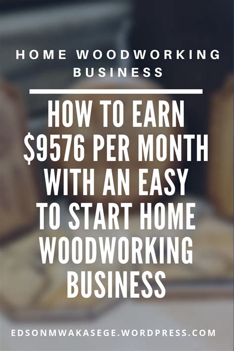 Woodworking Business Startup Costs