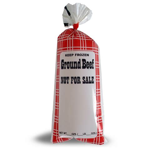 pound ground beef meat chub bags marked   sale