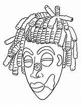 Coloring African Mask Tiki Pages Drawing Kids Africa Head Flag Masks Kenya Culture Color Drawings Gas Getdrawings Getcolorings Printable Print sketch template