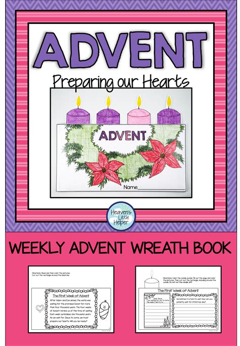 advent wreath book project advent wreath advent activities