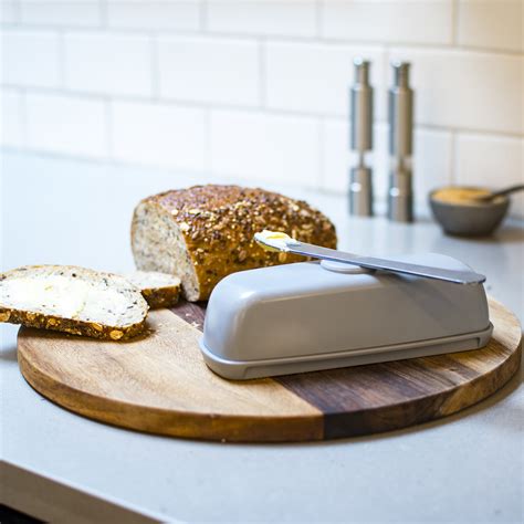 butter dish black butter hub touch  modern