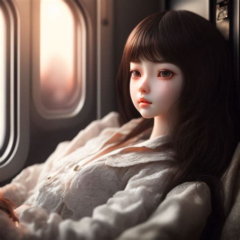 Mshare A Portrait Of Girl Sleep In Train Cabin By Hajime Sorayama —h 350