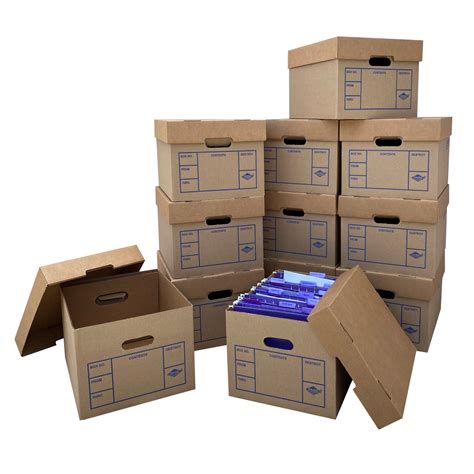 uboxes office moving storage boxes  pk miracle file moving boxes xx walmartcom