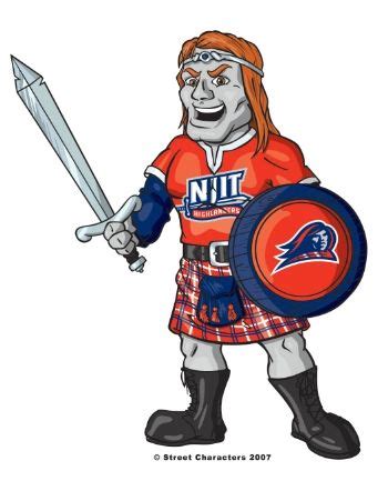 meet  mascot  njit highlander athletics pinterest