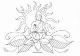 Kleurplaat Boeddha Kleurplaten Lotus Realistas Fazer Volwassenen Tattoo Buddist Downloaden Handborduurpatronen Doodle Uitprinten sketch template