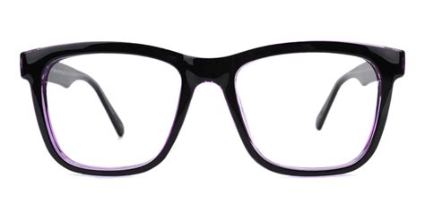 laya stylish purple square glasses with plastic frames abbe glasses