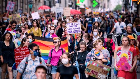 thousands march in paris and madrid for lgbt rights cgtn