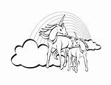 Einhorn Ausmalen Regenbogen Malvorlagen Malvorlage Malbuch Ausdrucken Viele Verschiedene Besten Pferde Gemerkt sketch template