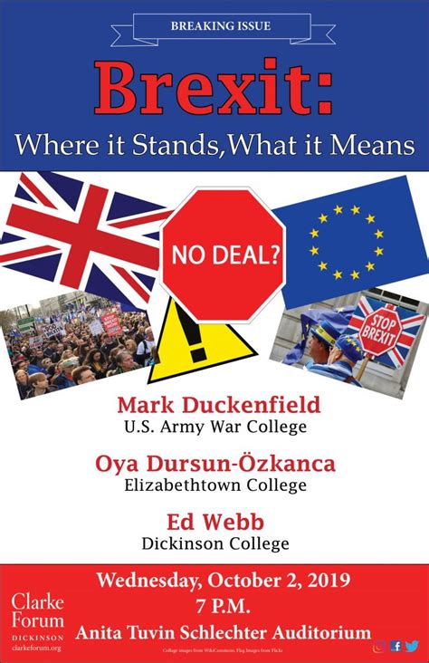 brexit   stands   means clarke forum  contemporary issues