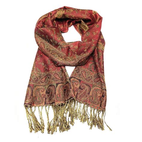 pashmina paskmlna reversible paisley pashmina shawl wrap elegant