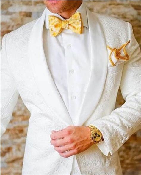 high quality white paisley mens suits groom tuxedos groomsmen wedding