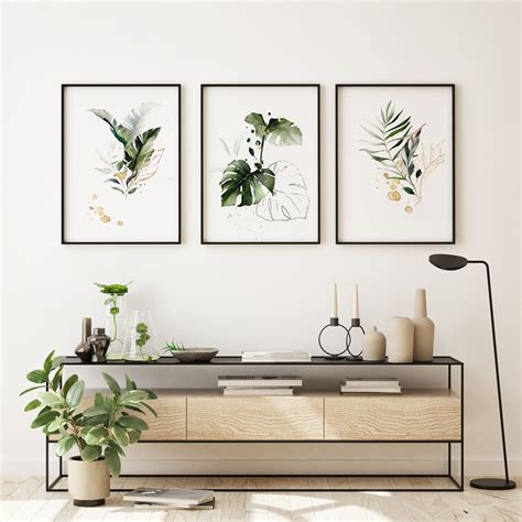 botanical prints set   prints framed prints nature etsy