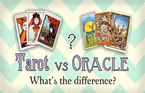 oracle  tarot  difference  tarot  oracle