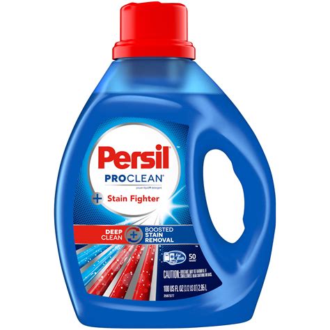 persil proclean stain fighter liquid laundry detergent  fluid