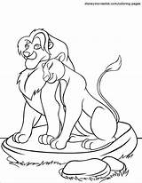 Mufasa Coloring Lion King Pages Getcolorings Printable Getdrawings sketch template