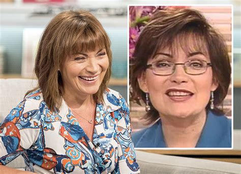 lorraine kelly left red faced after seeing 20 year old throwback video
