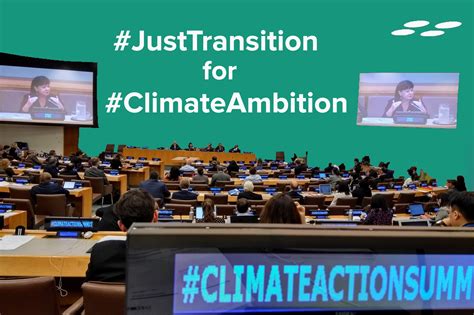 climate action summit  told climate action jobs   transition