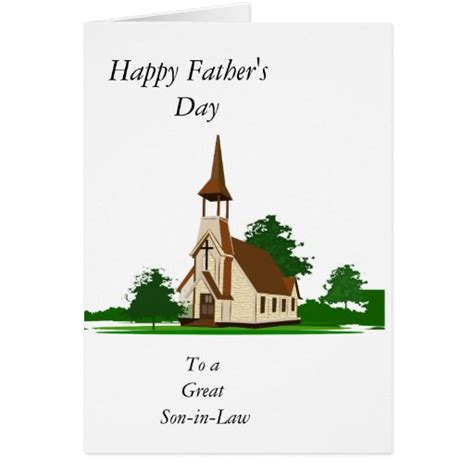 happy fathers day son  law greeting card zazzle