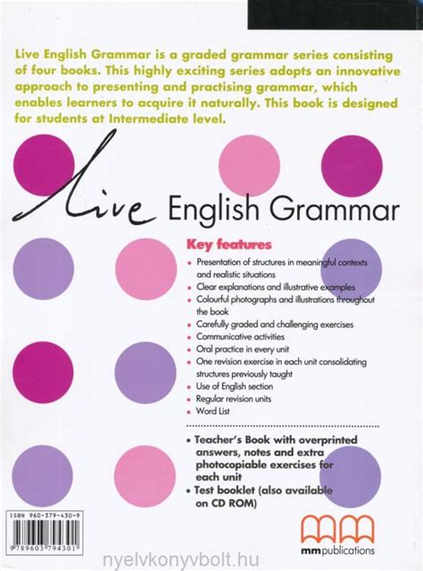 Live English Grammar Intermediate Teachers Book Nyelvkönyv