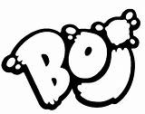 Boj Logo Coloring Pages sketch template