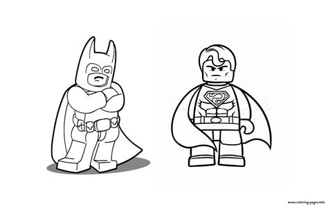 batman  superman coloring pages printable