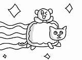 Nyan Getdrawings sketch template