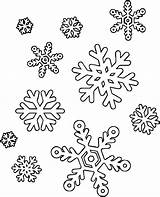 Snowflake Coloring Pages Snowflakes Easy Winter Much Fun Christmas Frozen Print Template Fascinating Choose Board Wecoloringpage Book Cartoon sketch template