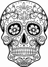 Skull Skulls Muertos Calaveras sketch template