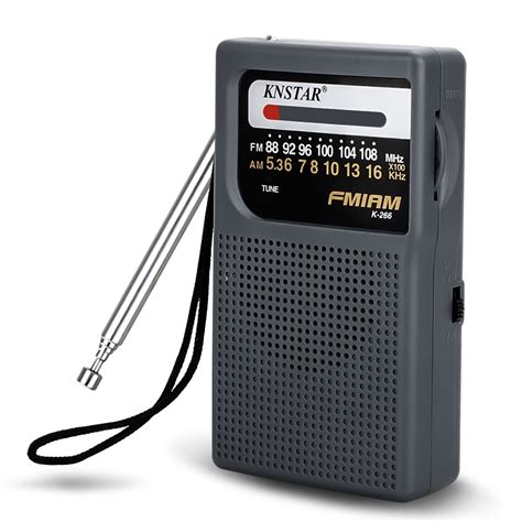 fm battery operated portable pocket radio long reception  fm