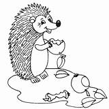 Hedgehogs Coloring Egel Fun Kids Egels Votes sketch template