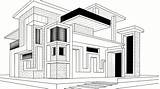 Building Drawing House Modern Architecture Beautiful Clipartmag sketch template
