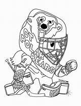 Hockey Coloring Pages Goalie Rink Drawing Ice Color Drawings Getdrawings Printable Getcolorings sketch template