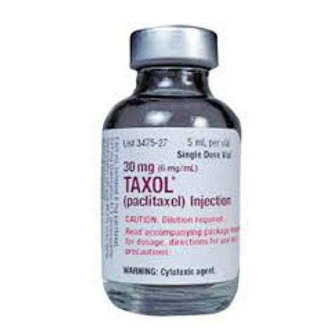 taxol mg vial paclitaxel