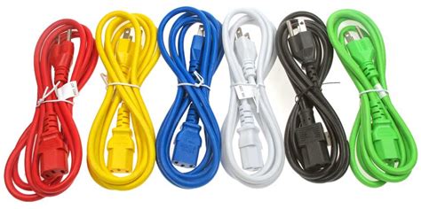 power cord  awg  sjt jacket    amp colors cp tech usa