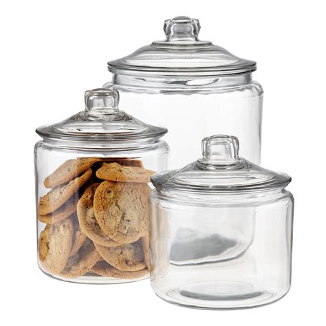Decorative Storage Jars With Lids Glastal 15 Spice Jar 180ml Round