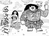 Moana Maui Pages Coloring Color Online Cartoons Kids Coloringpagesonly sketch template