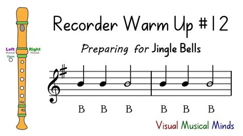 recorder warm   preparing  jingle bells youtube