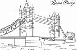 Londres Coloriage Angleterre Colorier sketch template
