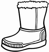 Boots Boot Snow Coloring Winter Pages Kids Drawing Clipart Hiver Shoes Rain Coloriage Clothes Shoe Clip Cowboy Getdrawings Printable Kleidung sketch template