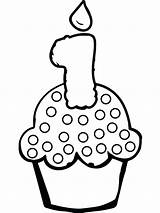 Coloring Cupcake Pages Pinkalicious Birthday Color Printable Getdrawings Getcolorings sketch template