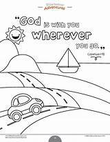 Bible Coloring Kids School Sunday Pages Preschool Choose Board Activity Scripture Crafts Study Trip Road sketch template