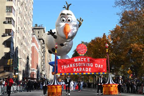Macy S Thanksgiving Day Parade Floats Bands And Tight Security