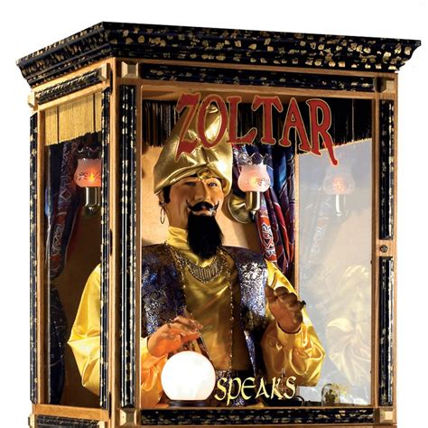 zoltar animatronic fortune teller fortune telling old things fortune