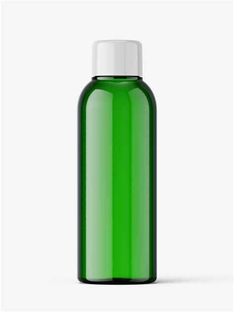 small green bottle  screw cap mockup smarty mockups