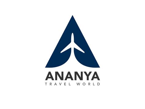 ananya travel agency logo design  socialkraft  dribbble