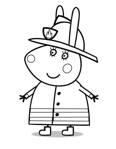 peppa pig  coloring pages coloring home